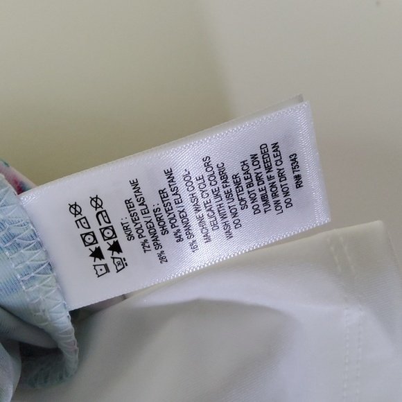 Tommy Bahama Floral Print Skorts with Green Visor Size S - Picture 6 of 13